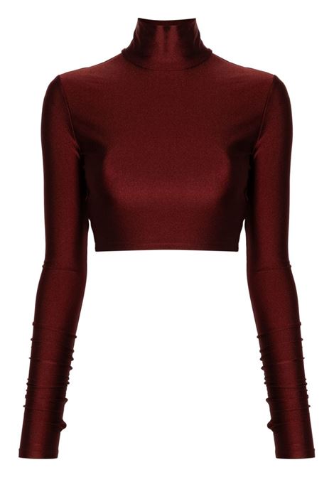 Bordeaux Orchid crop top The Andamane - women